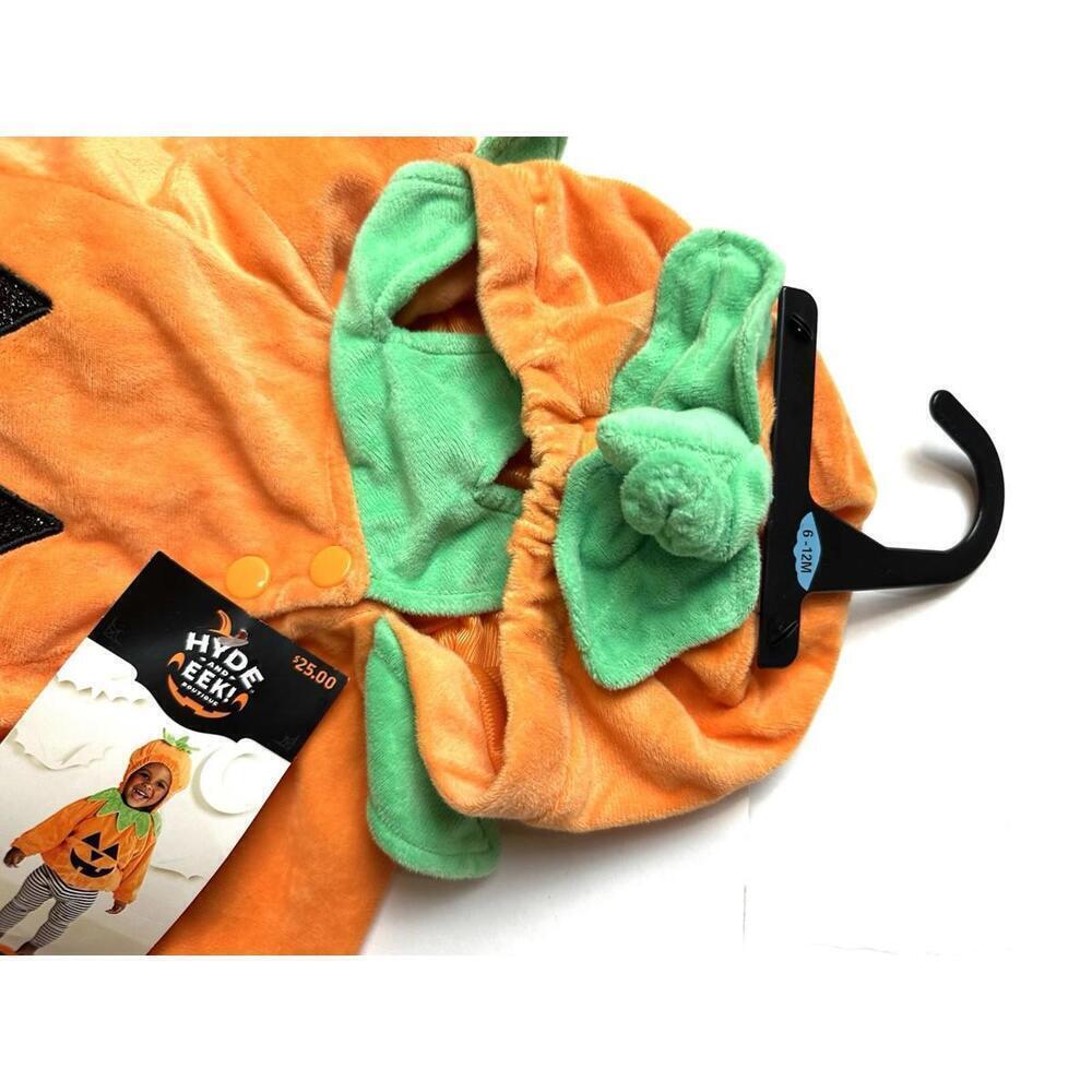 Hyde and Eek! Boutique Orange Infant Pumpkin, 6-12 Months - Halloween Costume - Picture 4 of 6